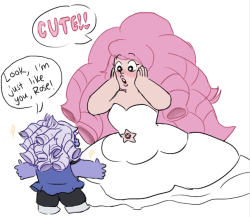 danceofthepetals:  she is smoll and curly and rose loves it 