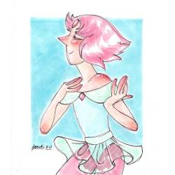 iqrachi:  Drew a Pearl~ Such a fab #stevenuniverse #stevenuniversepearl