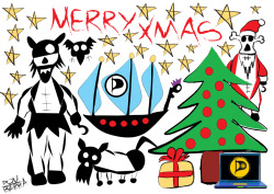 Merry Xmas and Happy New Year from the Partito Pirata Napoli