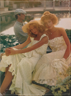 ladiesoffthepages: Vogue Pattern Summer 1975Photo Steve HornModel