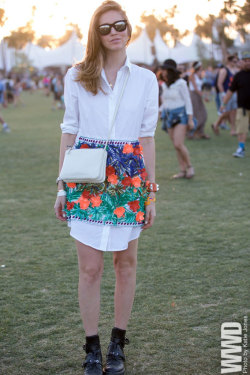 womensweardaily:  Hey, Good Looking: Coachella Weekend One Side