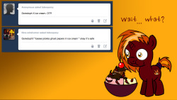 taboopony:  Hes gone derp!  lolwat. xD!