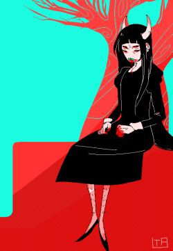 it-a: eye strain // blood (this persona is they/them, please