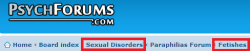 eveskk:  Excuse you?  Since when are fetishes depicted as “disorders”?