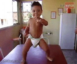 screams:  OMG these baby gifs are hilarious. The twins in #3