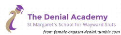 female-orgasm-denial:  Girls who attended the Denial Academy