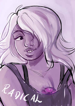 fishy-puns:  i drew amethyst for a friend! 