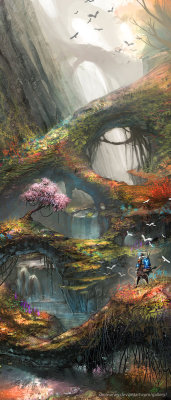 awesomedigitalart:  beautifully lost by dinmoney 