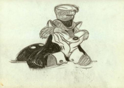 broken-down-merry-go-rounds:Storyboard for Pinocchio (1940) He