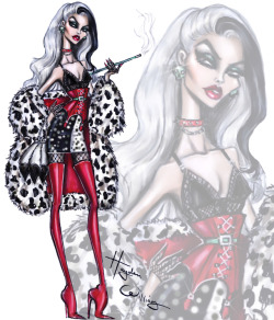haydenwilliamsillustrations:The Disney Villainess collection