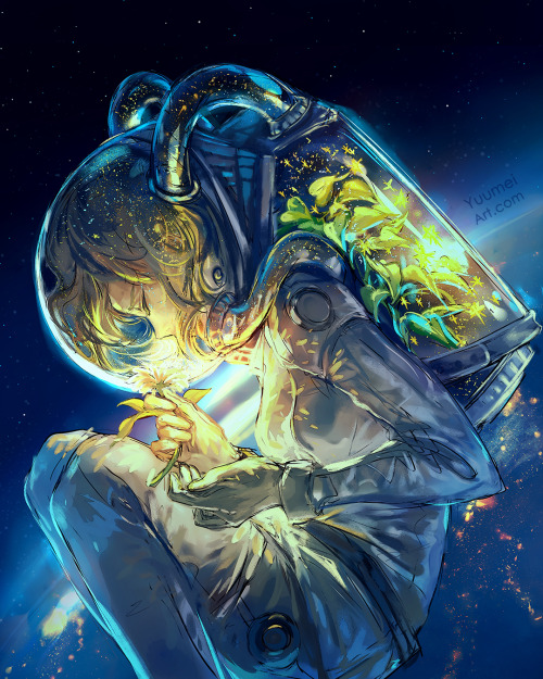 yuumei-art:    Breathing Star Dust  