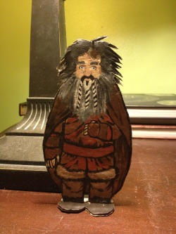 tagath:  deviousdevildoll:  hobbit arts, bifur card board cut