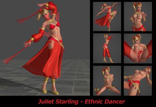 bocchi-ranger: Juliet - Ethnic Dancer     Juliet Starling from Lollipop Chainsaw.Â©KADOKAWA GAMES / GRASSHOPPER MANUFACTURE. There are 3 types of model which have different default pose: T type(default xps.xps and generic_item.mesh.ascii), Y type, and