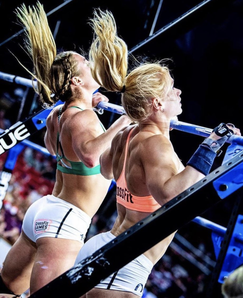 liftmovesweat:  Annie Thorisdottir and Brooke Wells, photo by