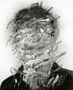 7while23:  Pablo González-Trejo, Brent, 2008, Charcoal and