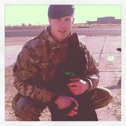 thatshotguys:  George from the UK Army Like this? Follow That’s