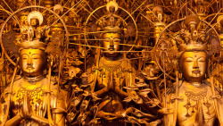 sengokudaimyo:  1001 statues of Kannon : Sanjusangendo temple,