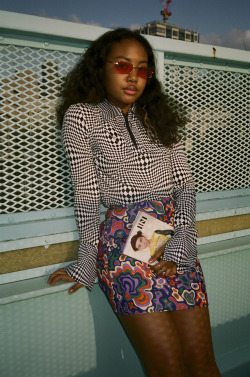 theisisnicolemag:Nene reading issue #6 of IN Mag, Tokyo Japan