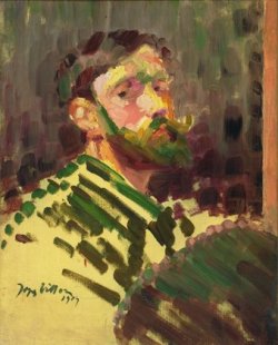 artist-villon:  Portrait of the Artist, 1909, Jacques Villonhttps://www.wikiart.org/en/jacques-villon/portrait-of-the-artist-1909