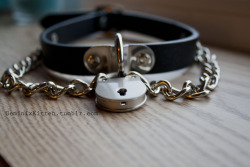 xgeminixkittenx:  My other collar. I love how the lock looks