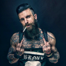 asifthisisme:  John Craig photographed by Matthew Jones   www.instagram.com/jonnycbodypiercer