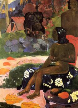 artist-gauguin:  Her nami is Vairaumati, Paul GauguinMedium: