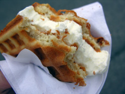 delectabledelight:  CNE Hot Ice Cream Waffle (by Squeakyrat)