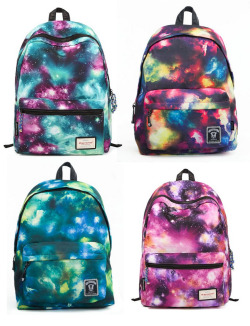 coolthingsyoucanbuy:  Galaxy Pattern Fashion Backpack from Amazon