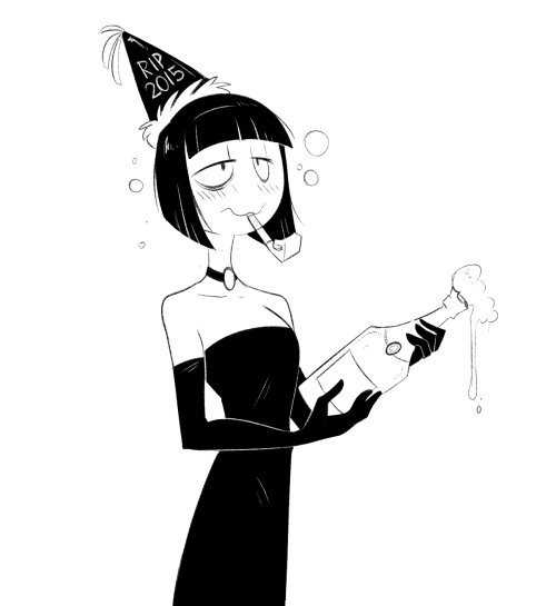 kindahornyart:  Wishing you all a happy 2016