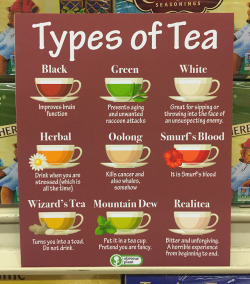 obviousplant: Types of tea
