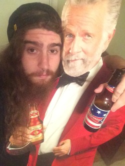 Drunk selfie from last night. He’s my favorite drinking