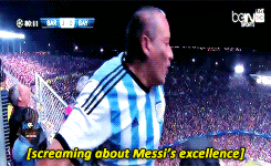 dailyfcb: The fans were left chanting Lionel Messi’s name during