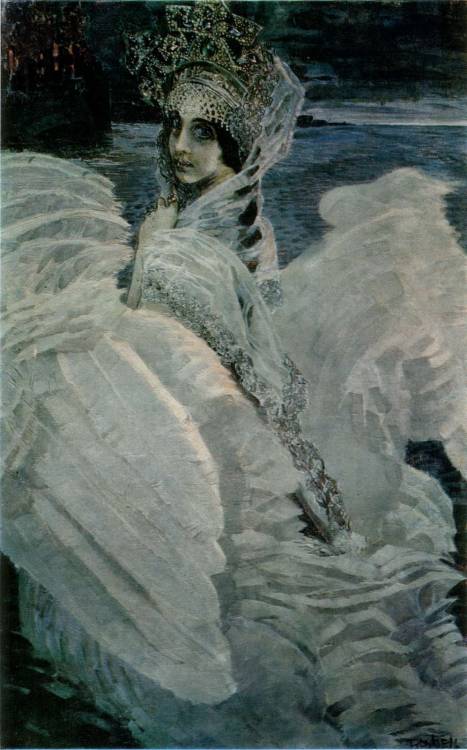 mikhail-vrubel: The Swan Princess, 1900, Mikhail Vrubel Medium:
