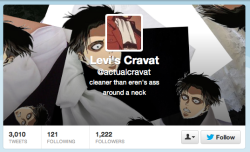 iamleviscravat:  ask-that-cosplay:  Can I just ask what is levi’s