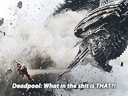mamalaz:If Deadpool was there during the big Avengers moments