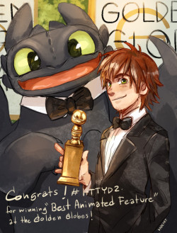 kadeart:  CONGRATS to HTTYD2 !!