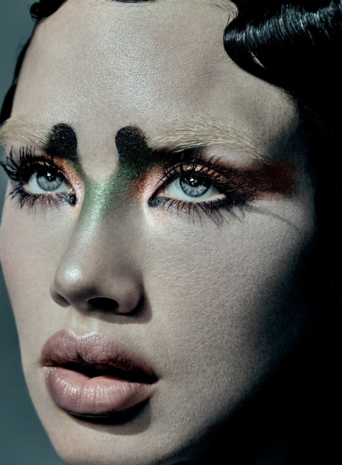 a-state-of-bliss:Isamaya Ffrench by Steven Klein