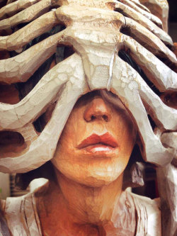 asylum-art-2:  Japanese Sculptor Yoshitoshi Kanemaki  Shows