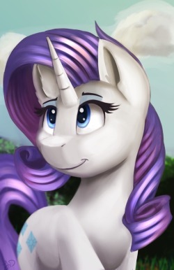 beardie-arts: Rarity print for whinny city /) =3