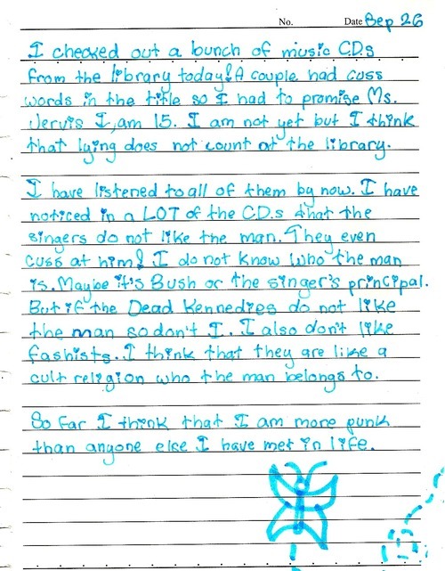 blondebrainpower:Diary of a 5th Grade Girl…