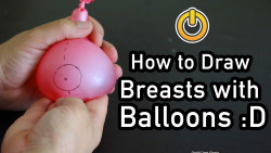 reiquintero:  New video tutorial HOW TO DRAW BREAST WITH BALLOONS
