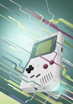retrogamingblog:  Gameboy artwork by Charlie Astrella 