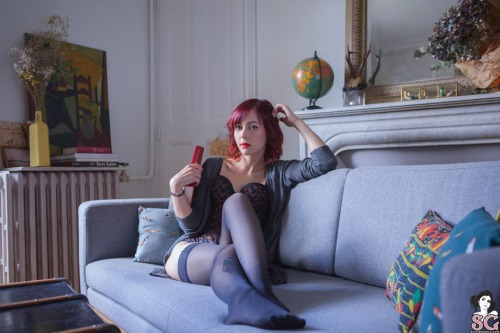 SuicideGirls.com : ILO (France) - â€œThe Bovaryâ€ .â€œShe was the amoureuse of all the novels, the  heroine of all the plays, the vague â€œsheâ€ of all the poetry books.â€ â€•  Gustave Flaubert, Madame BovaryBecome a Suicide Girlâ€™s member and you