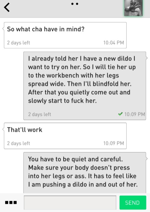 cuckoldtext:  Thisâ€™ll work - not.  It may not work to trick her into believing it’s a dildo, but she might turn out to be a more willing accomplice than hubby knows. Â There’s an awful lot of “bad” hidden in some of those “