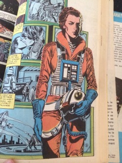 nerdyorkcity:Gorgeous Rebel Pilot Princess Leia art from a 1980s