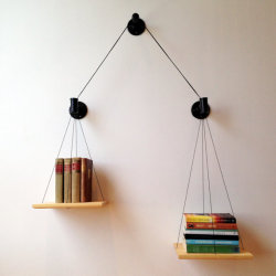 bookporn:  Balance bookshelf by Cush Design Studio. 