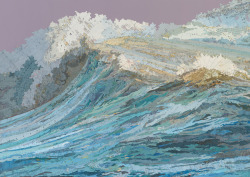 the-nudistbuddhist:  This wave is made from maps 