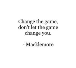 “Make the money, don’t let the money makes you”