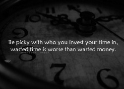 quietobservation:  And respect those who invest their time in