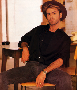 periodicult:  George Michael as featured in Us magazine, May
